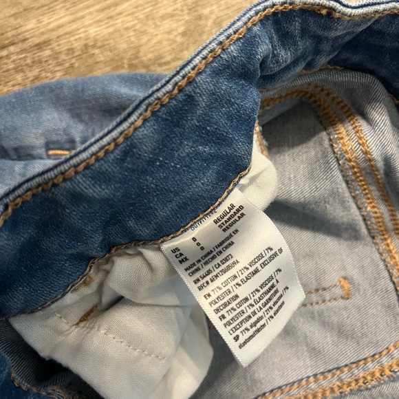 American Eagle Jeggings next level stretch ripped skinny jeans - Picture 6 of 8